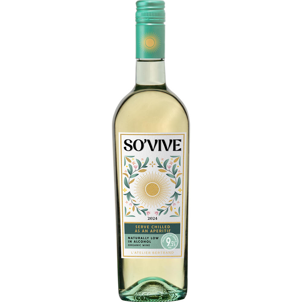 So' Vive Organic White Wine, 750 mL