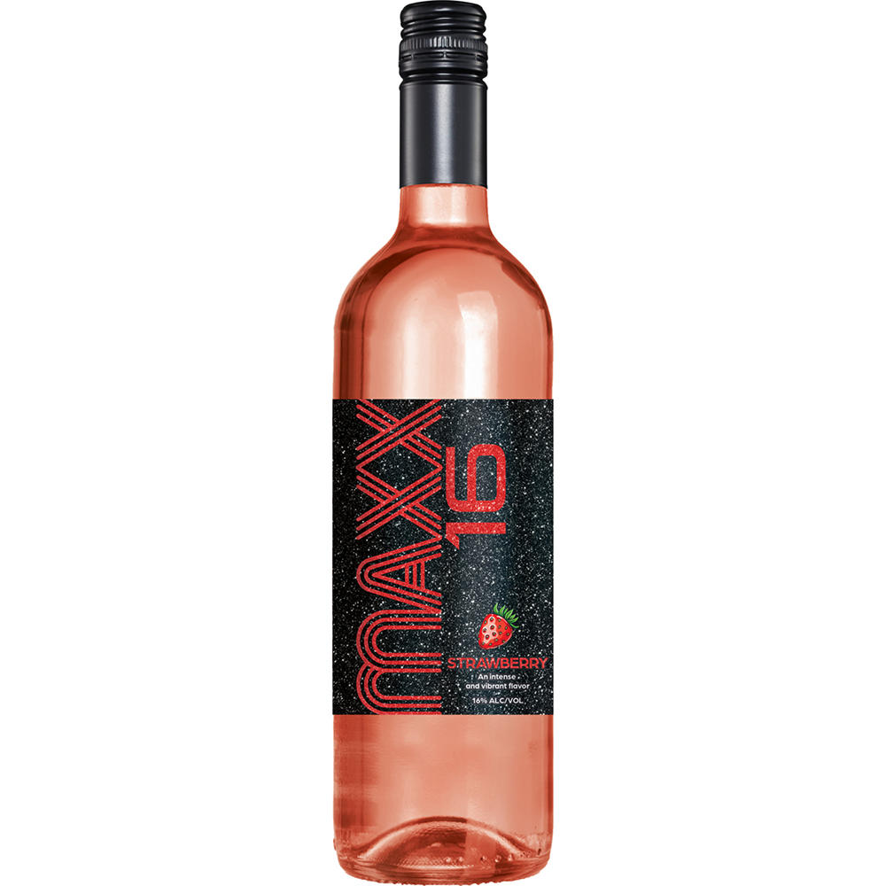 MAXX 16 Strawberry Fruit Flavored Sweet Wine, 750 mL