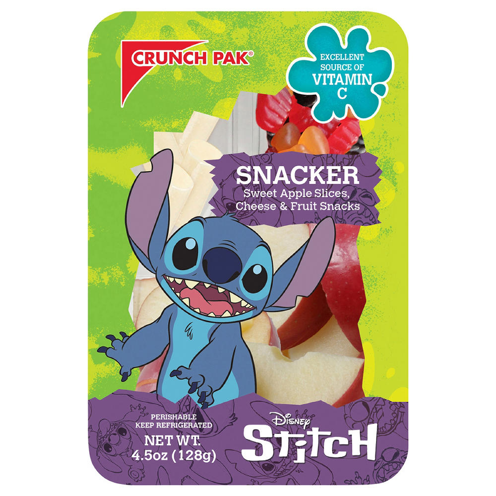 Crunch Pak Stitch Snacker - Apple Slices, Cheese & Fruit Snacks, 4.5 oz