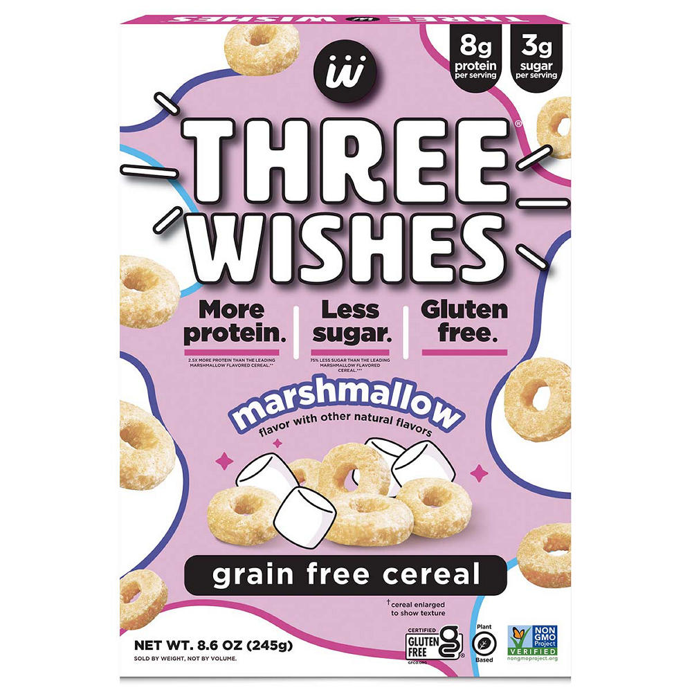 Three Wishes Grain Free Marshmallow Cereal , 8.6 oz