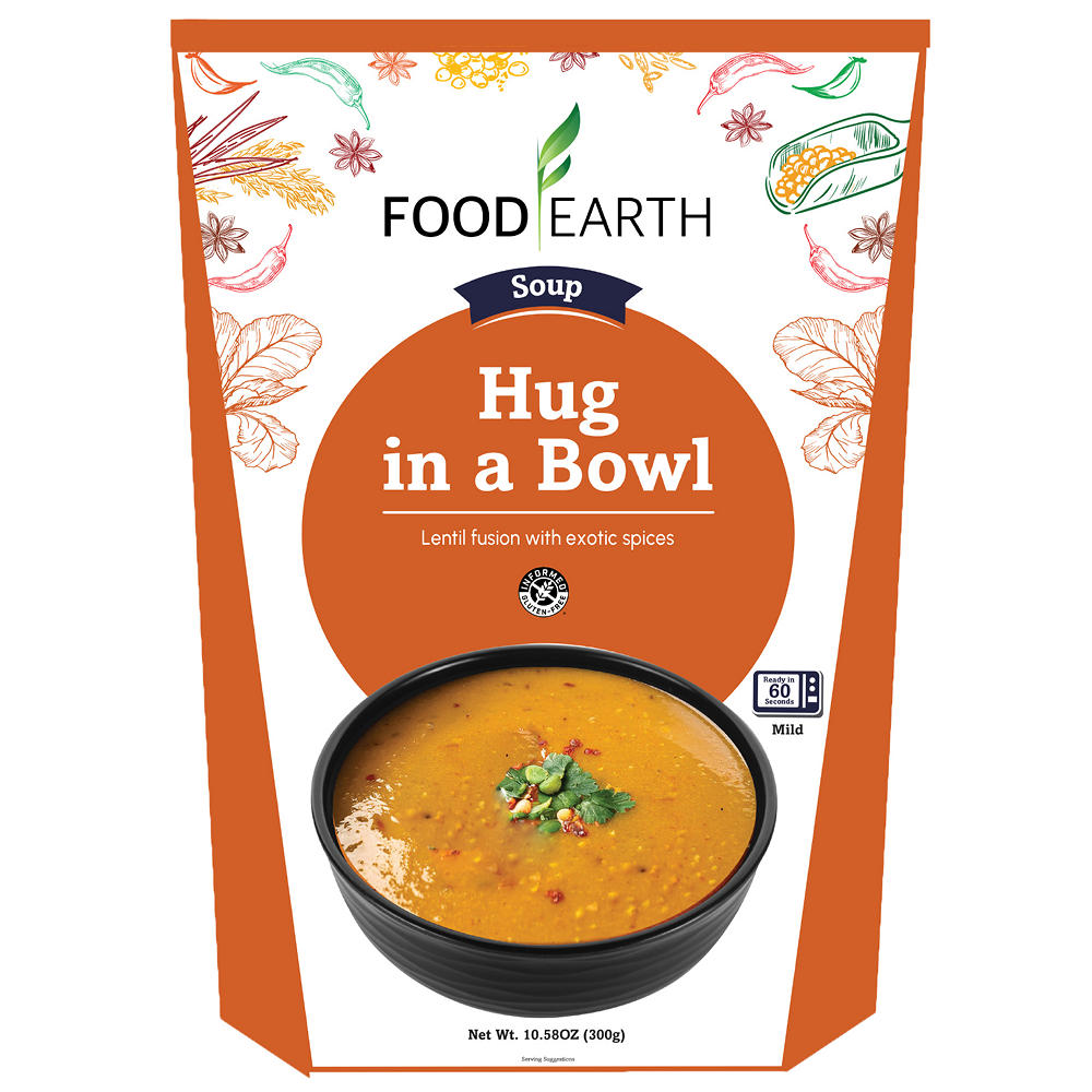 Food Earth Hug in a Bowl Lentil Soup, 10.58 oz