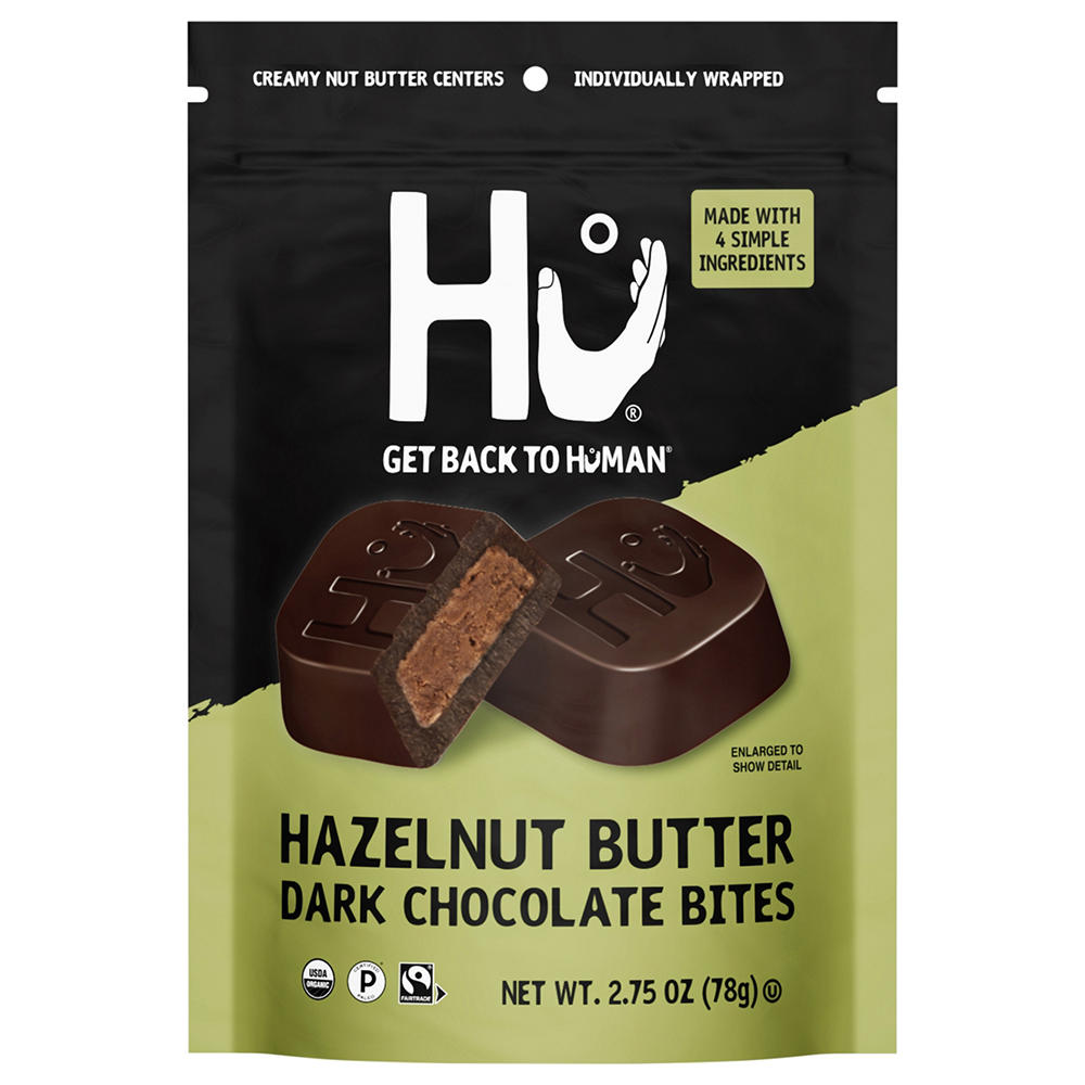 Hu Hazelnut Butter Dark Chocolate Bites, 2.75 oz