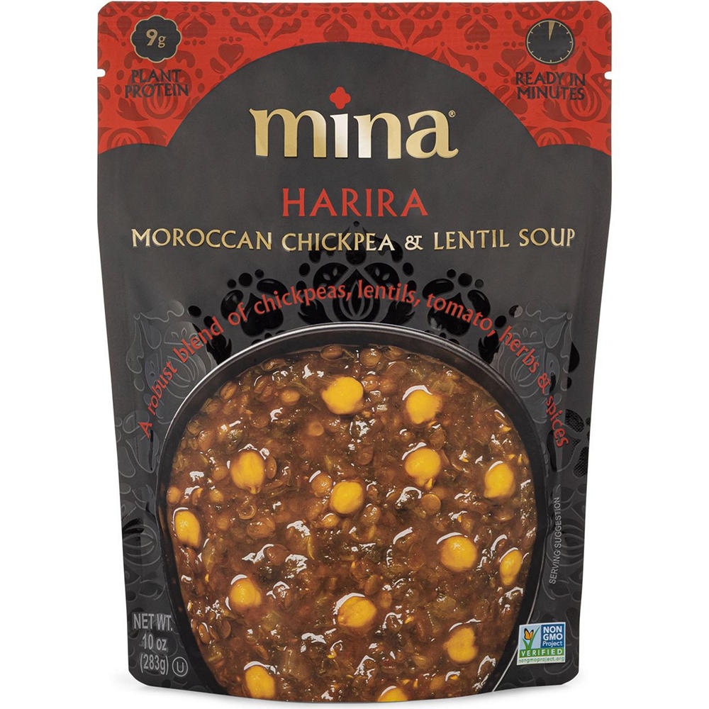 Mina Harira Moroccan Chickpea & Lentil Soup, 10 oz