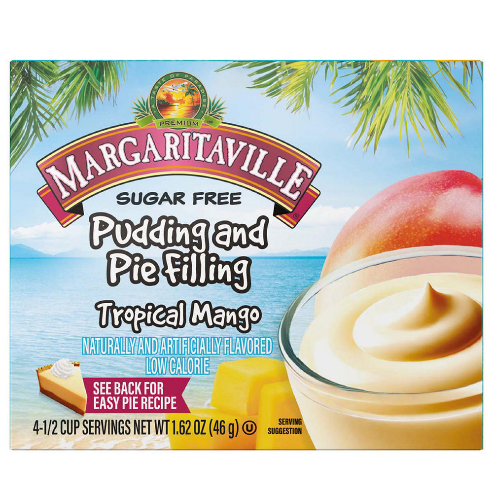 Margaritaville Sugar Free Instant Pudding - Tropical Mango, 1.62 oz