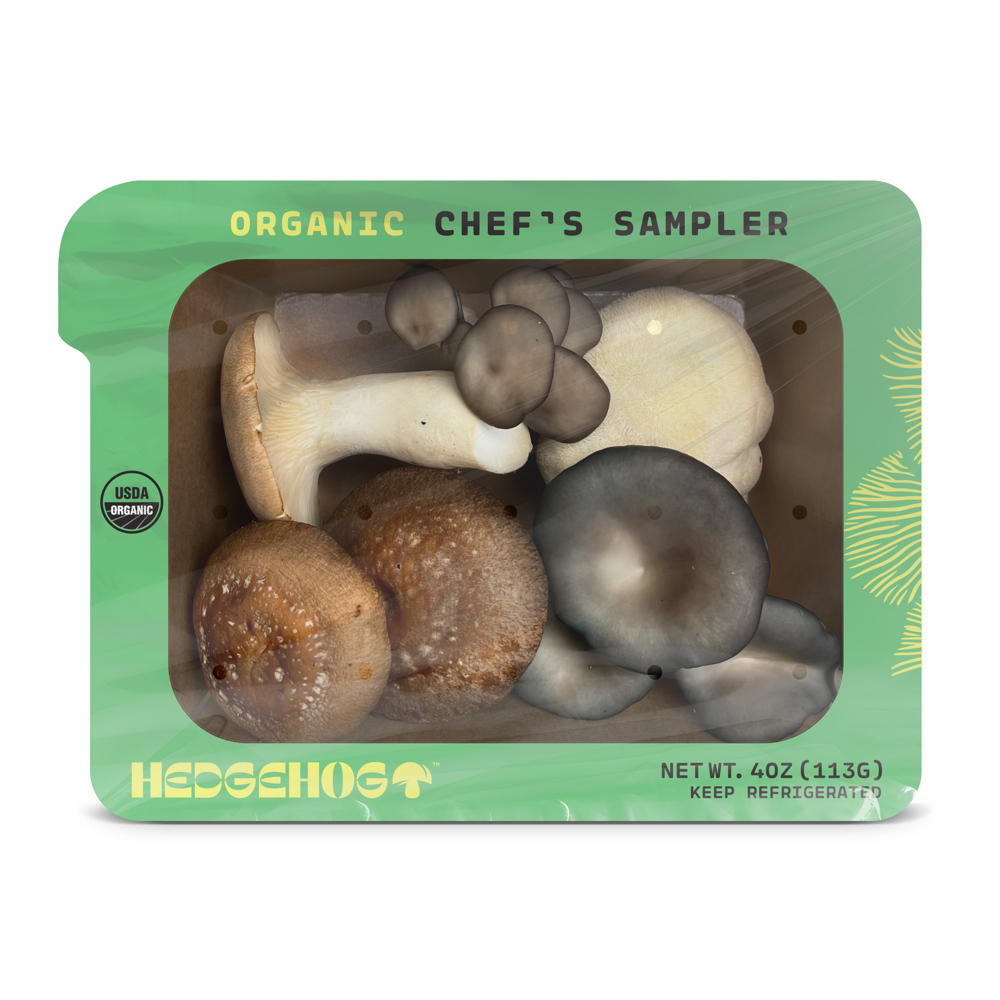 Hedgehog Organic Chef's Sampler Mushrooms, 4 oz