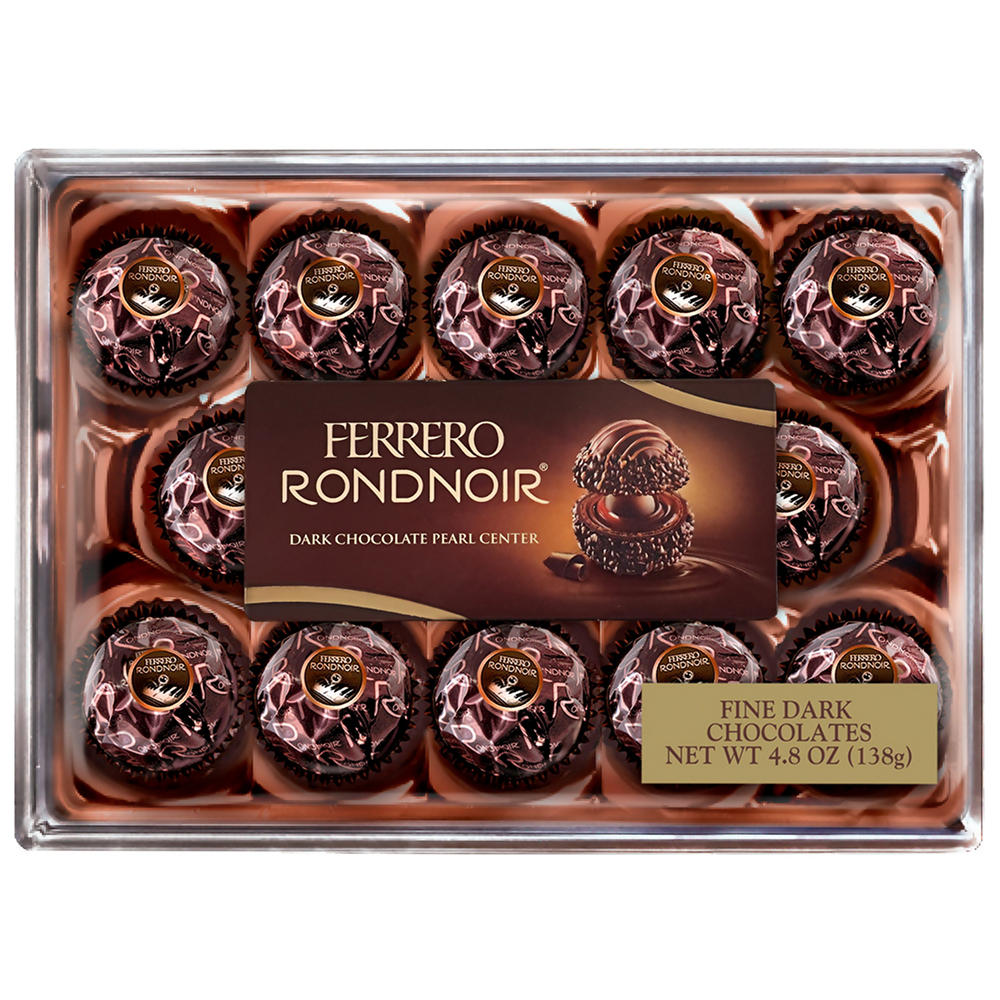 Ferrero Rondnoir Fine Dark Chocolates Gift Box, 14 pc, 4.8 oz