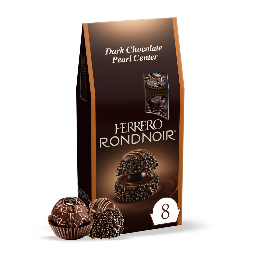 Ferrero Rondnoir Fine Dark Chocolates, 8 pc