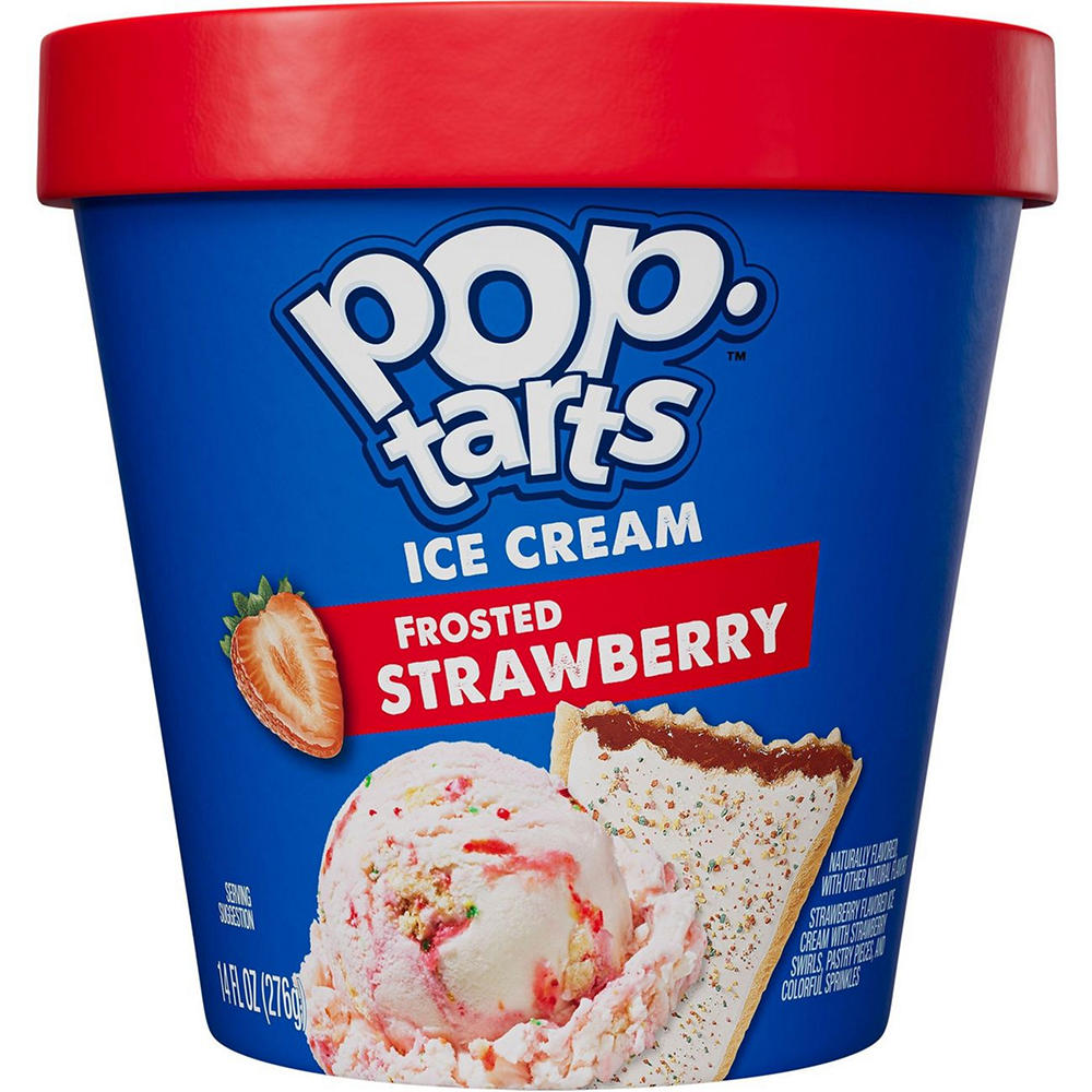 Pop-Tarts Ice Cream - Frosted Strawberry, 14 oz