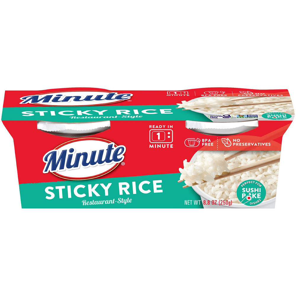 Minute Ready to Serve Restaurant-Style Sticky Rice, 2 ct