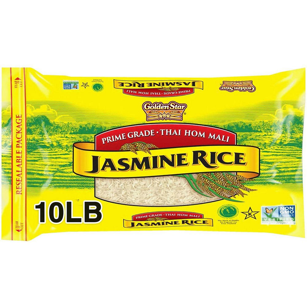 Golden Star Thai Hom Mali Jasmine Rice, 10 lb