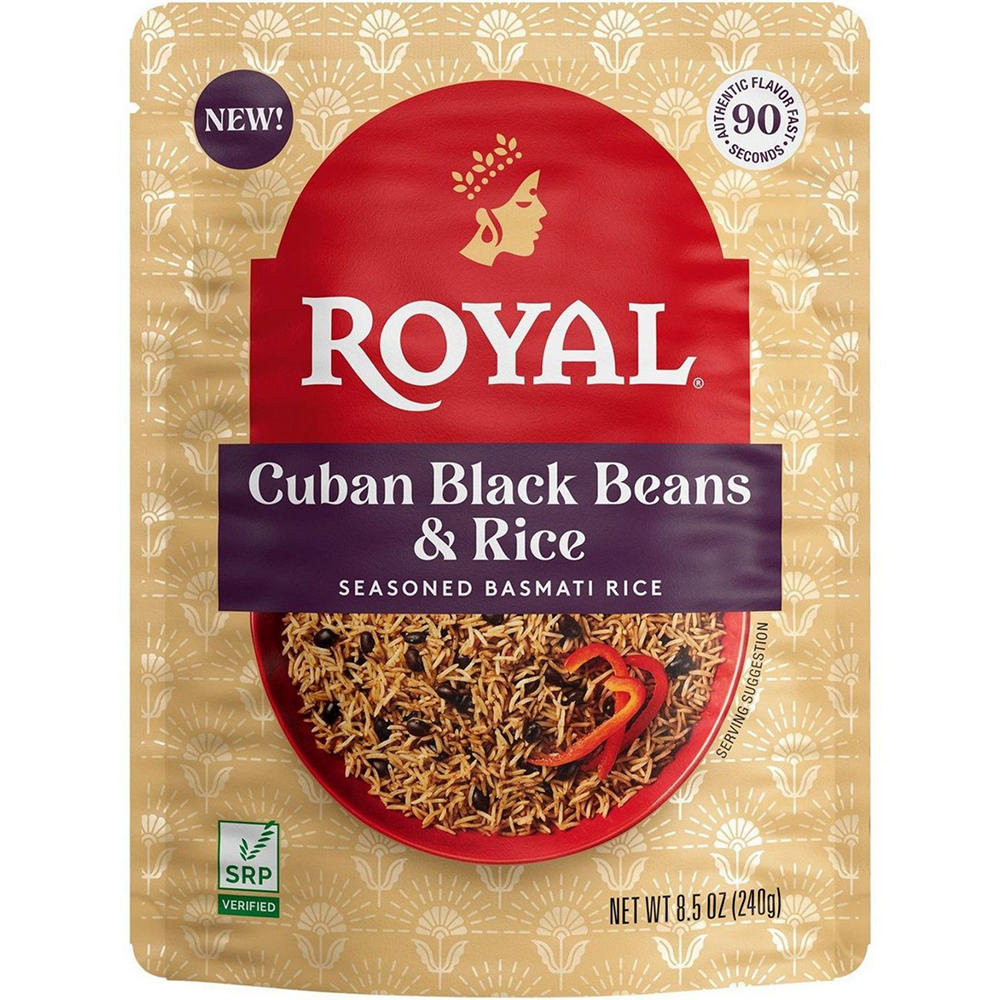 Royal Cuban Black Beans & Rice Basmati Rice, 8.5 oz
