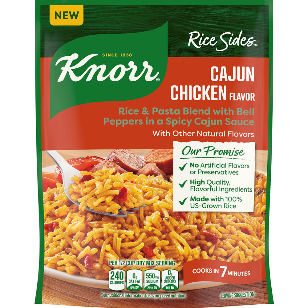 Knorr Rice Sides Cajun Chicken Rice & Pasta Blend, 5.8 oz