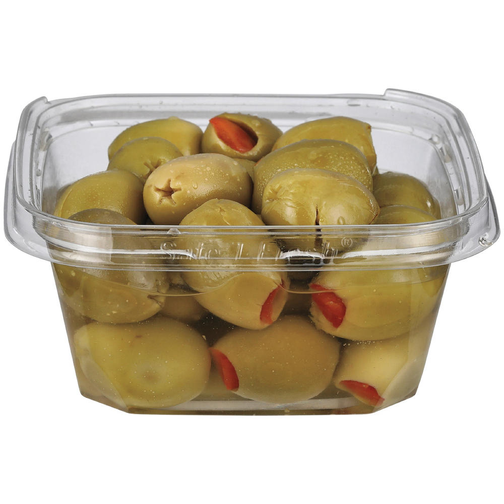 Divina Red Pepper Stuffed Green Olives, Avg. 0.75 lb