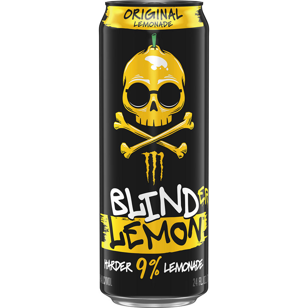 Monster Brewing Co Blinder Lemon Original Hard Lemonade, 24 oz