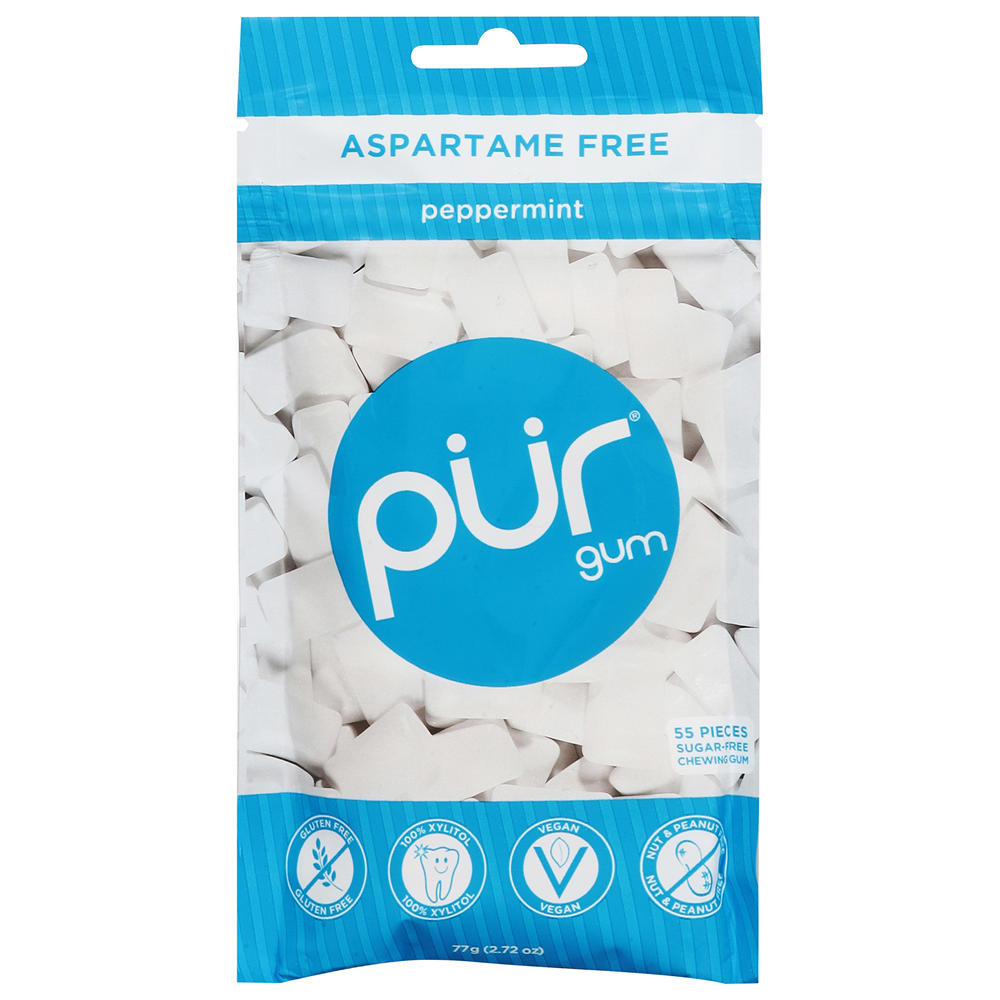 PUR Peppermint Gum, 55 pc