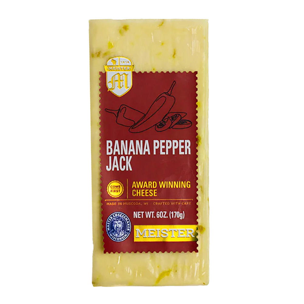 Meister Banana Pepper Jack Cheese, 6 oz
