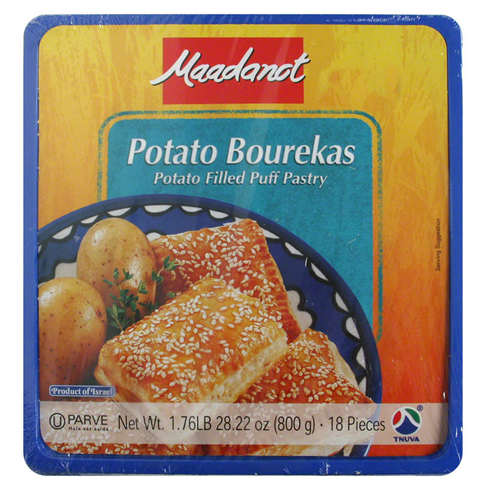 Maadanot Kosher Mediterranean Potato Puffs Bourekas, 18 ct