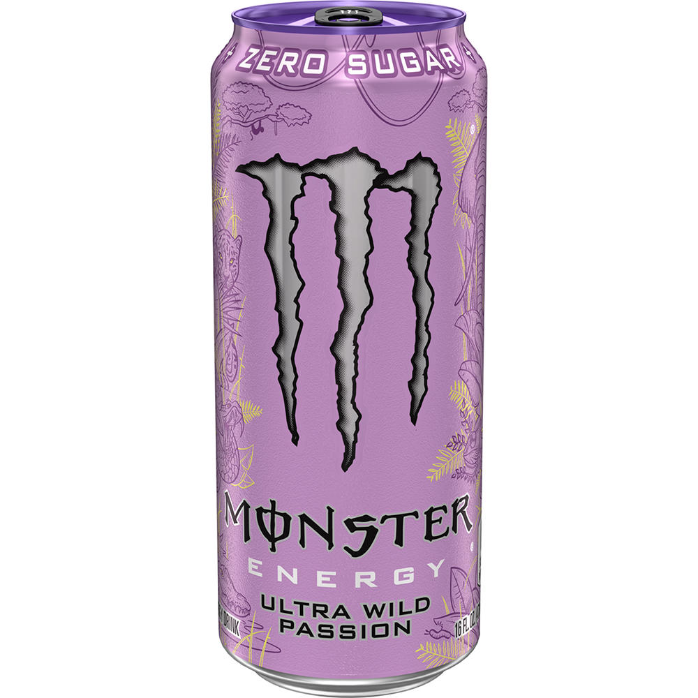 Monster Energy Zero Sugar Ultra Wild Passion, 16 oz