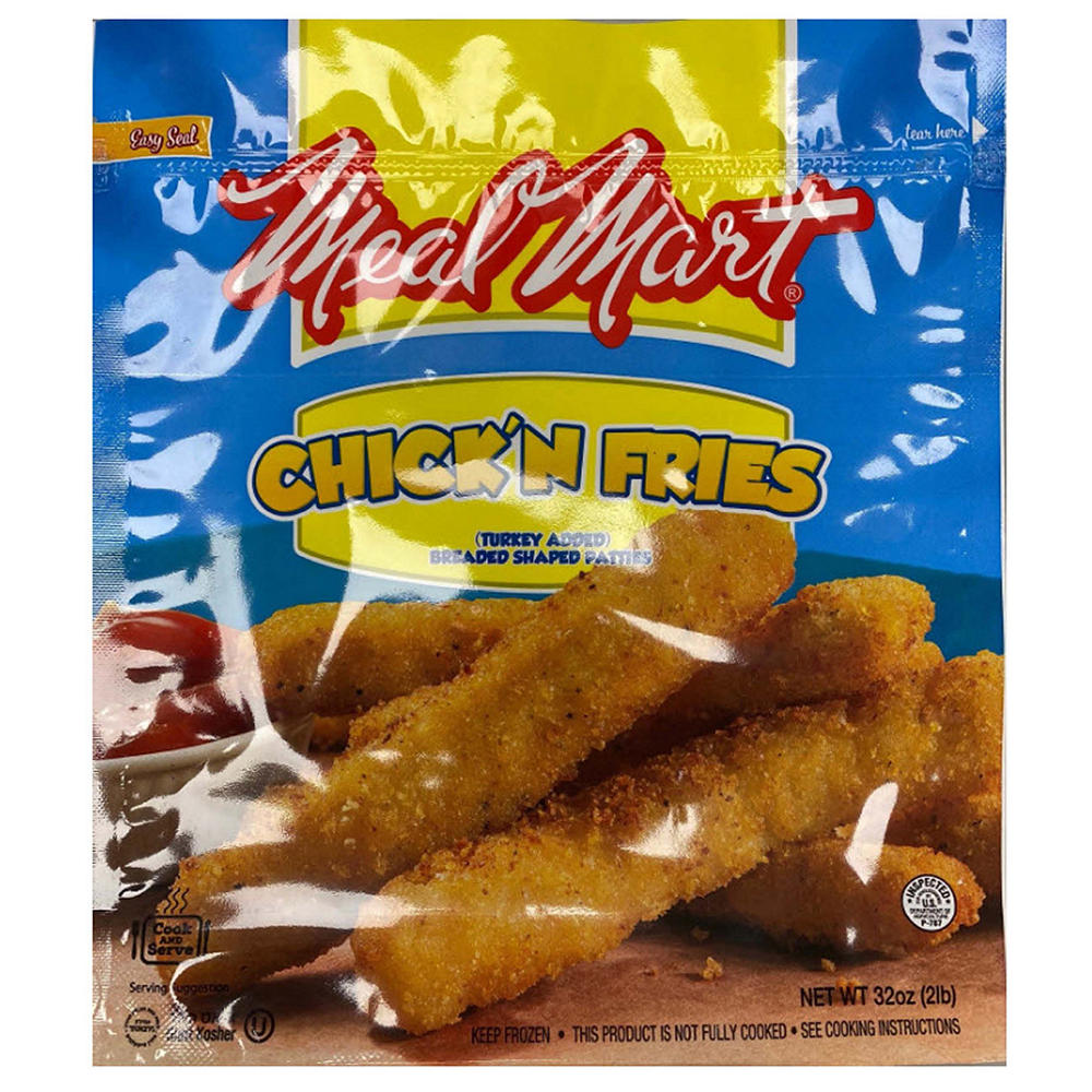 Meal Mart Kosher Breaded Chick'n Fries, 32 oz