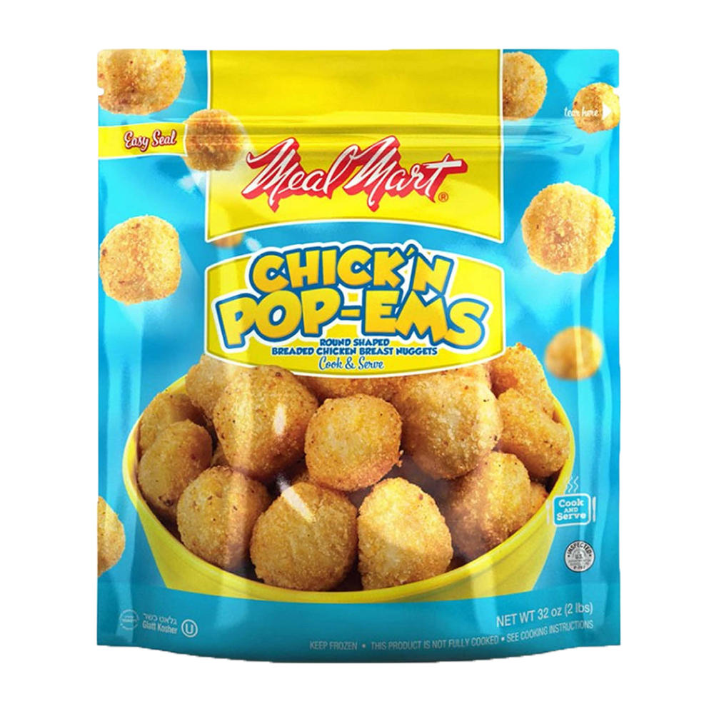 Meal Mart Kosher Breaded Chick'n Pop-Ems, 32 oz
