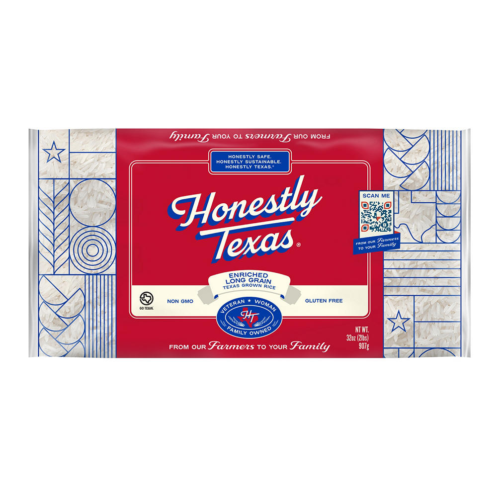 Honestly Texas Long Grain Texas Grown White Rice, 32 oz