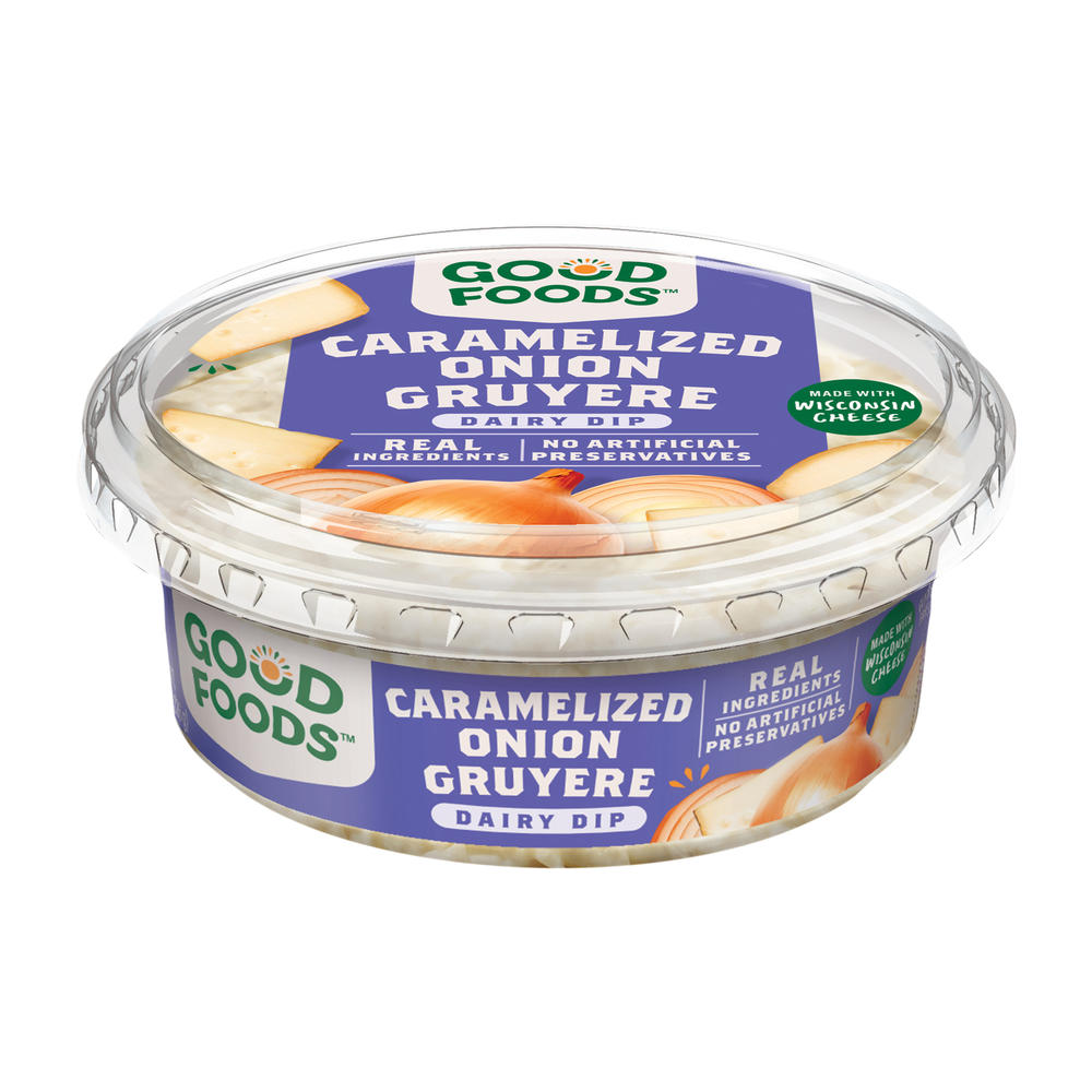 Good Foods Caramelized Onion Gruyere Dip, 8 oz