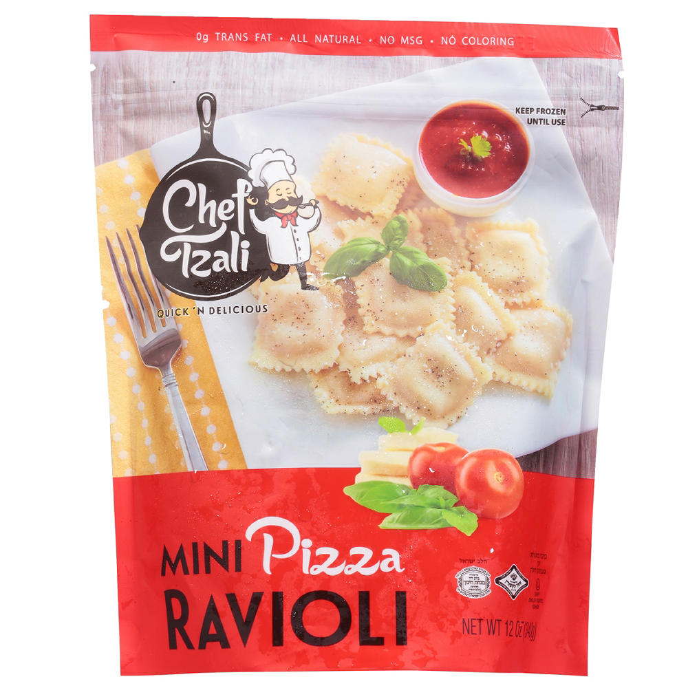 Chef Tzali Kosher Mini Pizza Ravioli, 12 oz
