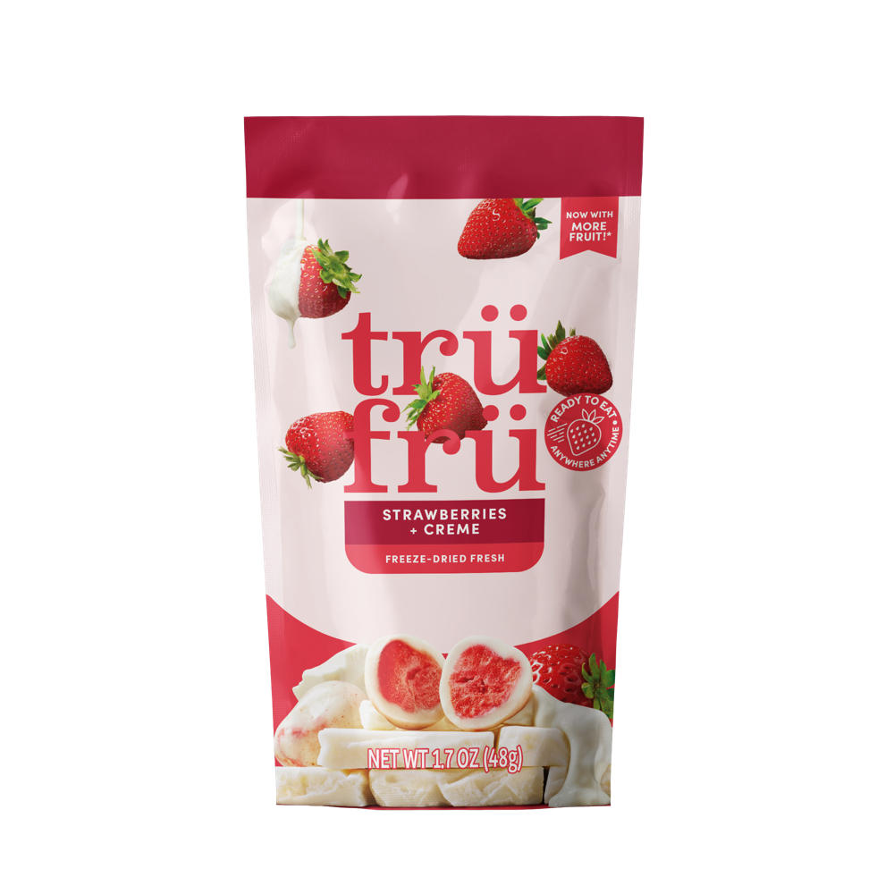 Tru Fru Freeze-Dried Strawberries & Creme , 1.7 oz
