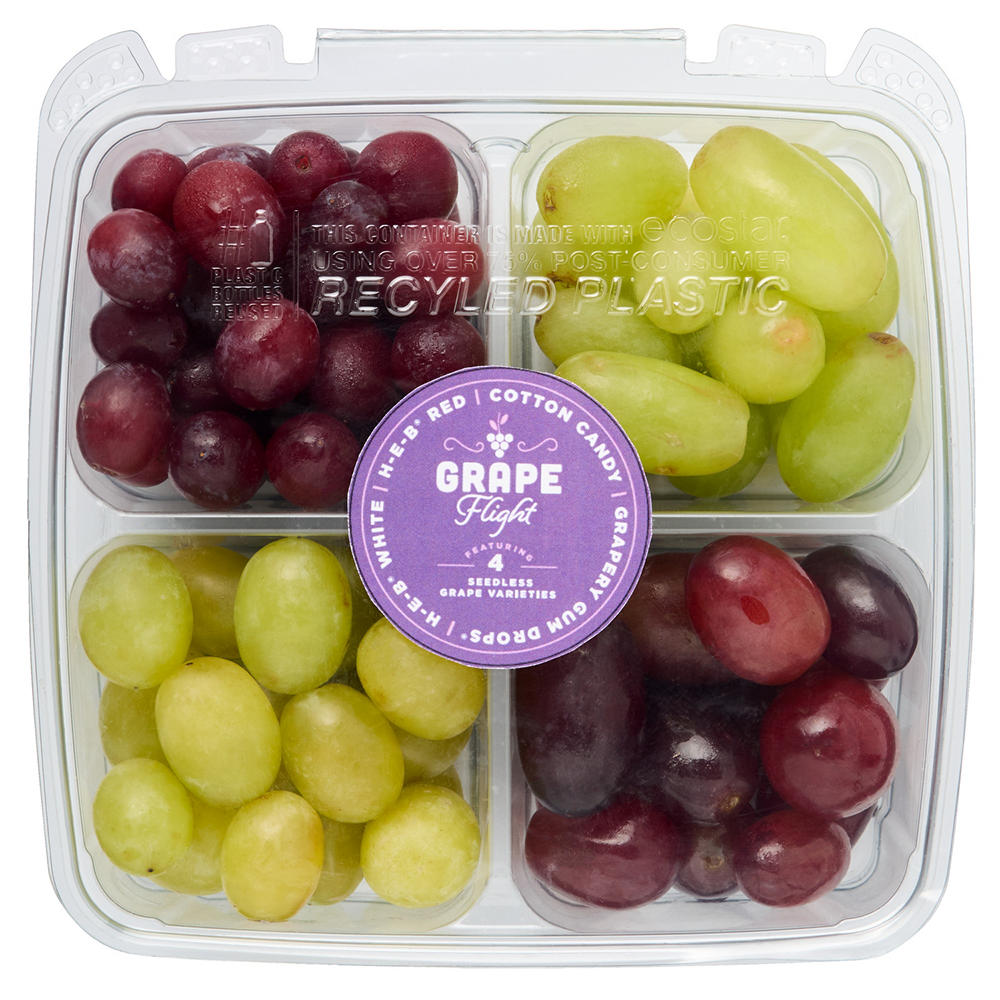 H-E-B Ready To Eat Grape Flight - Small, Avg. 0.78 lb