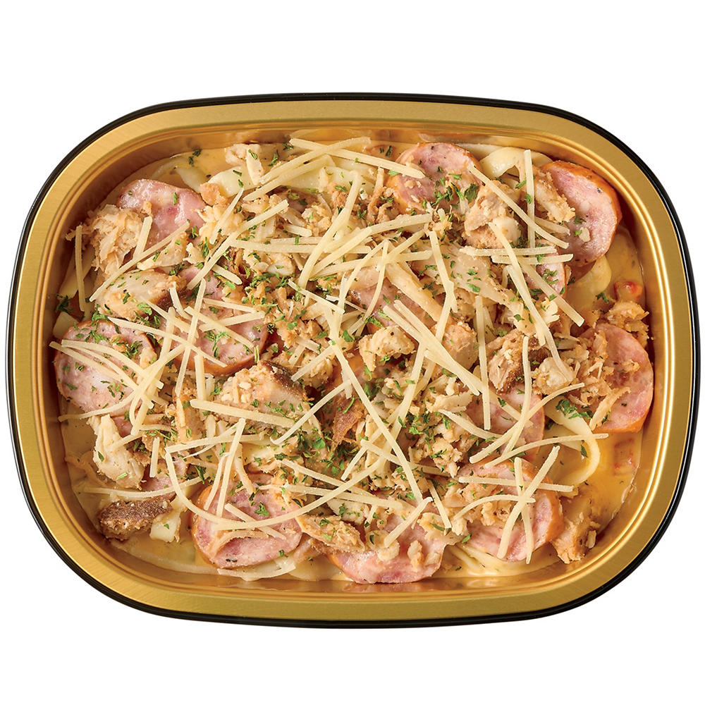 Meal Simple by H-E-B Cajun Style Fettuccine with Chicken & Smoked Sausage, Avg. 1.0 lb