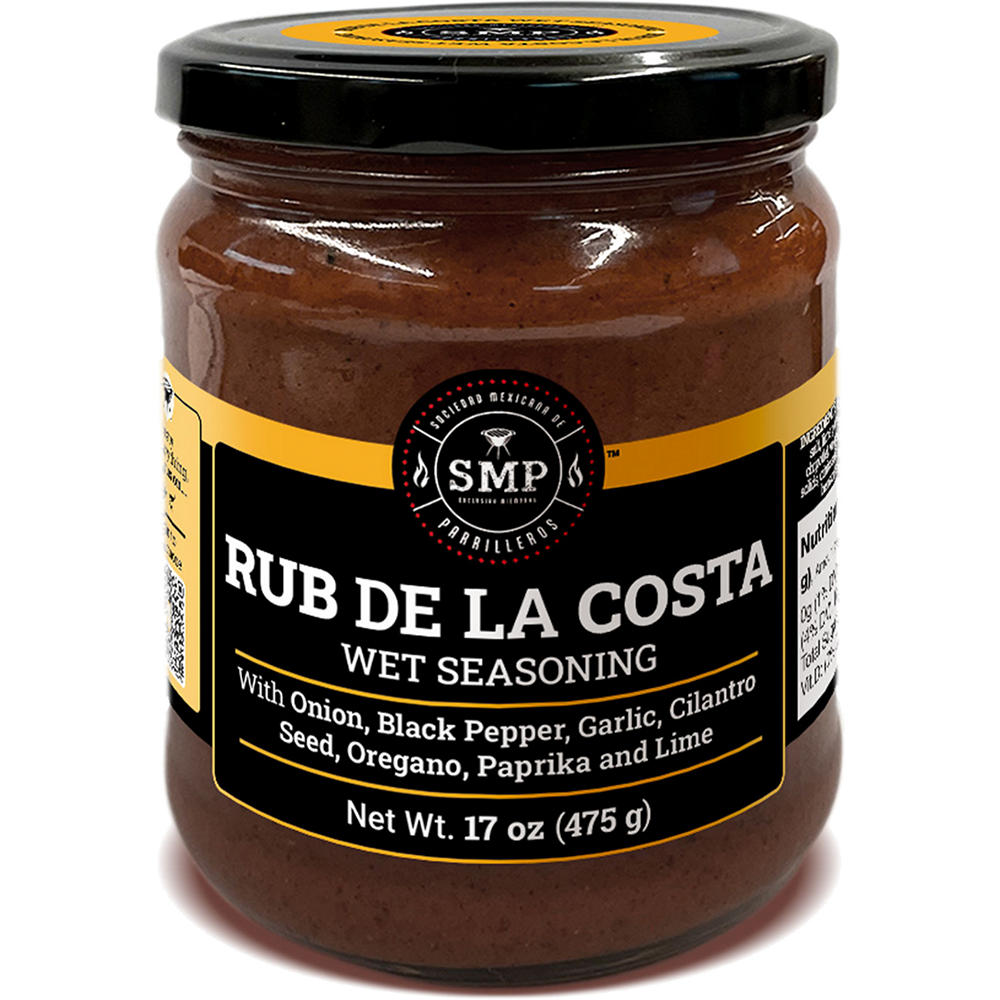 Sociedad Mexicana De Parriller Rub de la Costa Wet Seasoning with Onion & Oregano, 17 oz