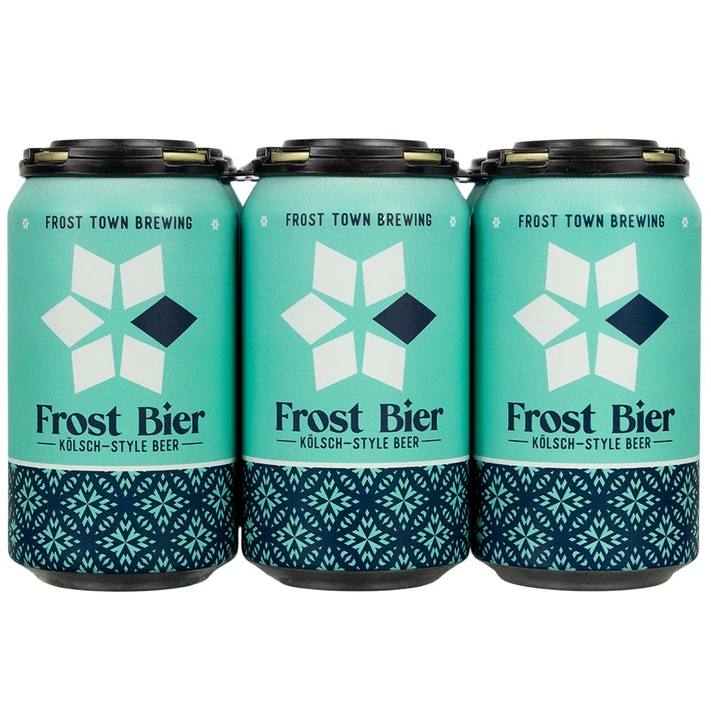 Frost Town Brewing Bier Kolsch 6 pk Cans, 12 oz