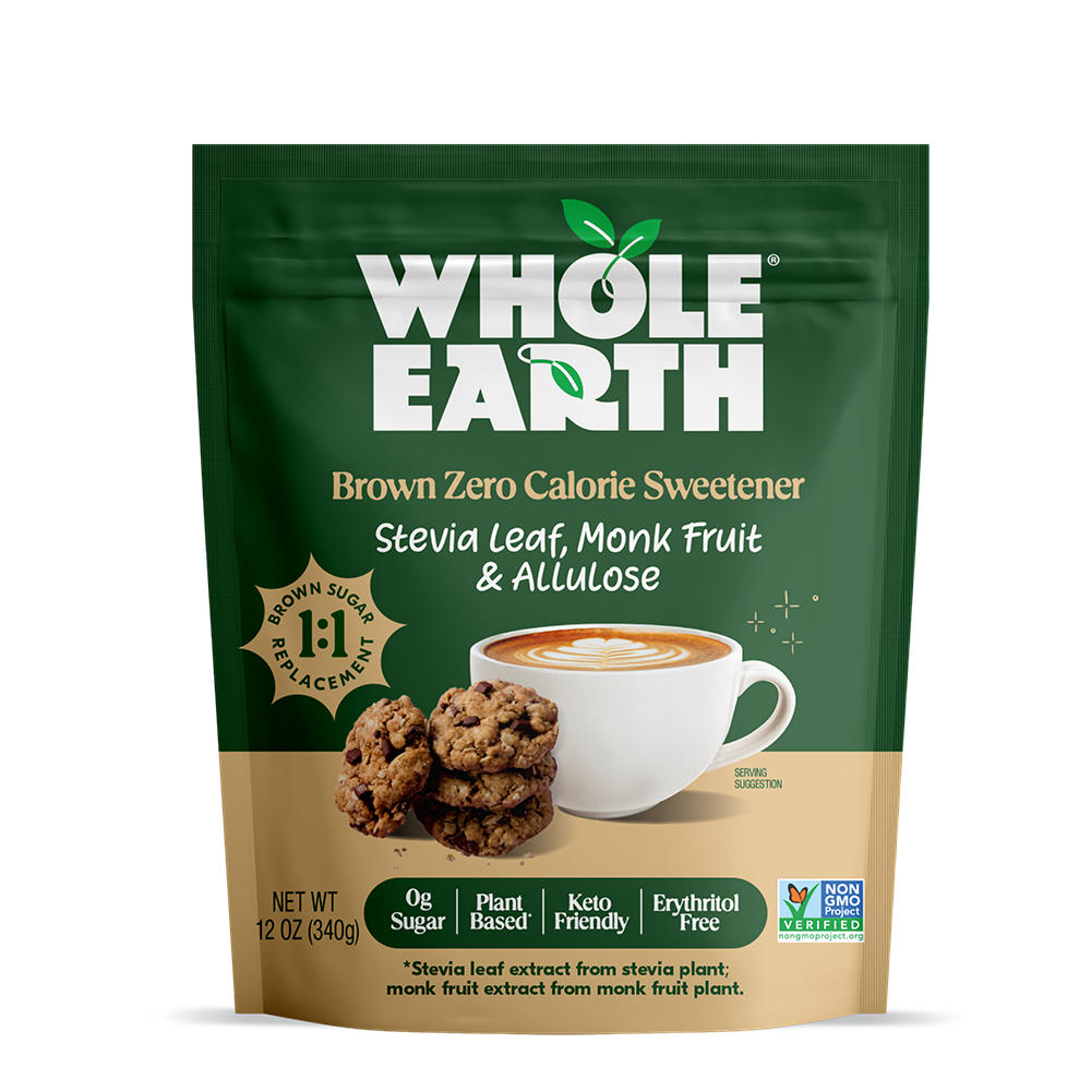 Whole Earth Sweetener Company Brown Zero Calorie Sweetener, 12 oz
