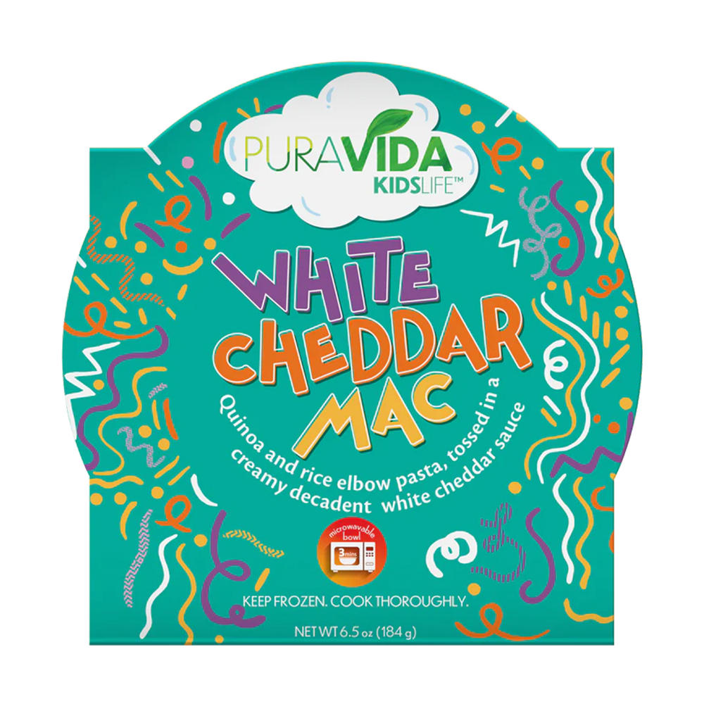 PuraVida KidsLife White Cheddar Mac Frozen Meal, 6.5 oz