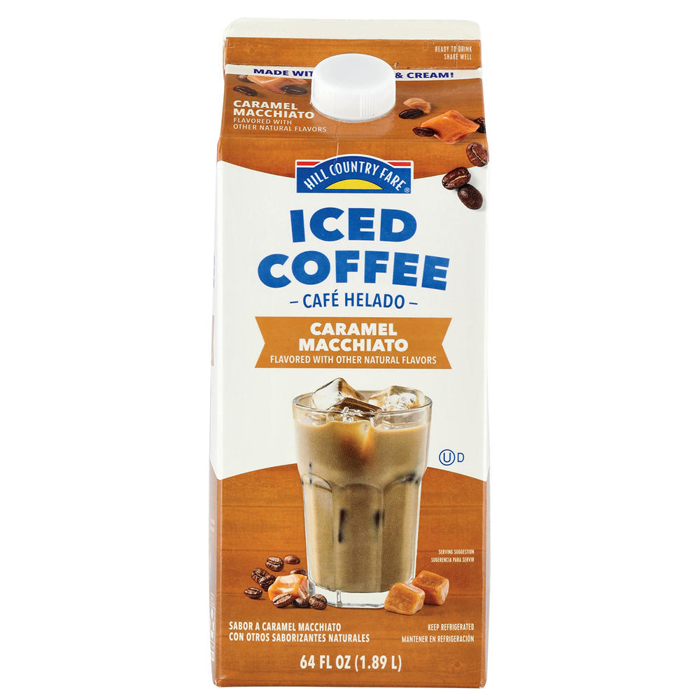 Hill Country Fare Caramel Macchiato Iced Coffee, 64 oz