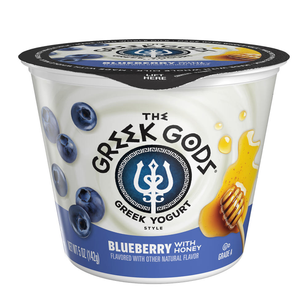 The Greek Gods Blueberry with Honey Greek Yogurt, 5 oz