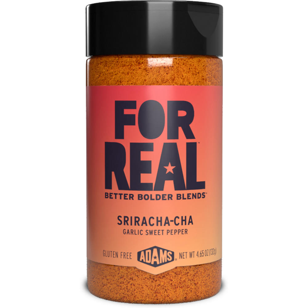 For Real Sriracha-Cha Garlic Sweet Pepper Spice, 4.65 oz
