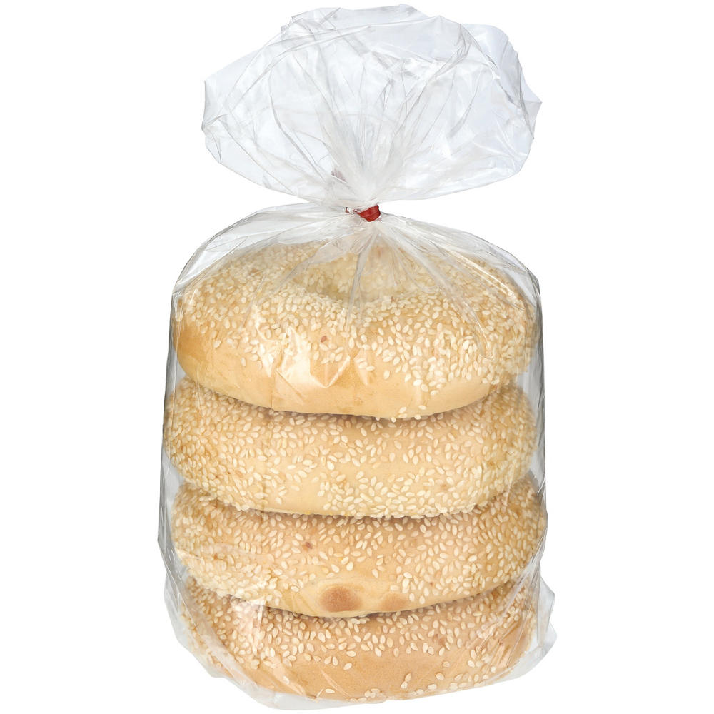 H-E-B Bakery Kosher Sesame Seed Bagels, 4 ct