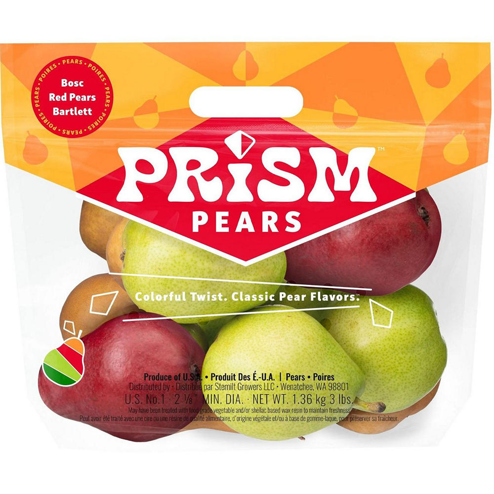Fresh Prism Pears, 3 lb bag