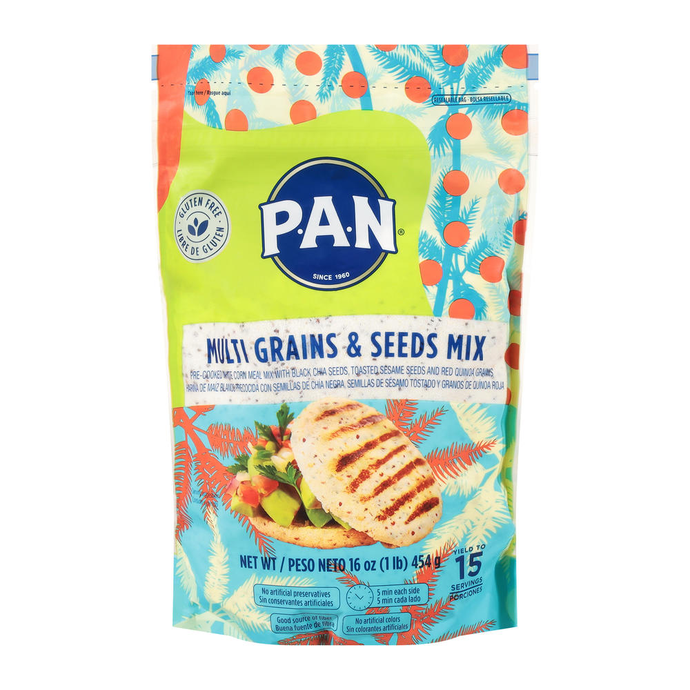 P.A.N. Gluten Free Multi Grains & Seeds Mix, 16 oz
