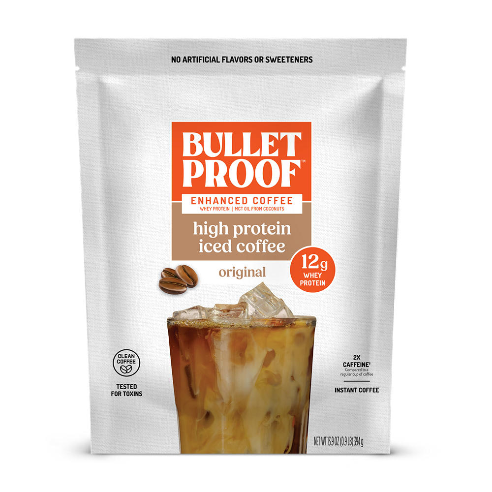 Bulletproof Original High Protein Instant Iced Coffee, 13.9 oz