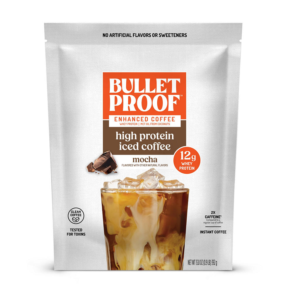 Bulletproof Mocha High Protein Instant Iced Coffee, 13.8 oz