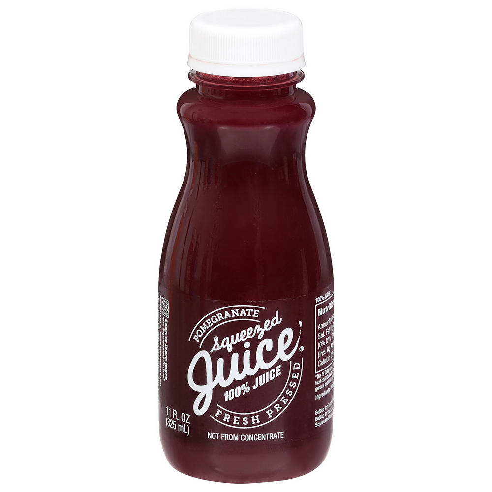 Squeezed Juice Fresh Pressed Pomegranate Juice, 11 fl oz
