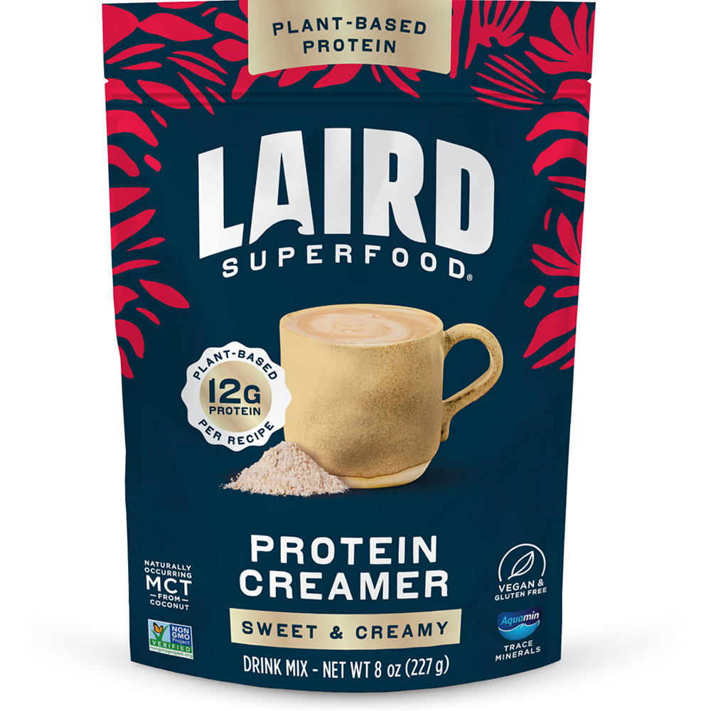Laird Superfood 12g Protein Sweet & Creamy Creamer, 8 oz