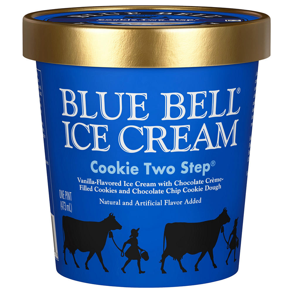 Blue Bell Cookie Two Step Ice Cream, 1 pt
