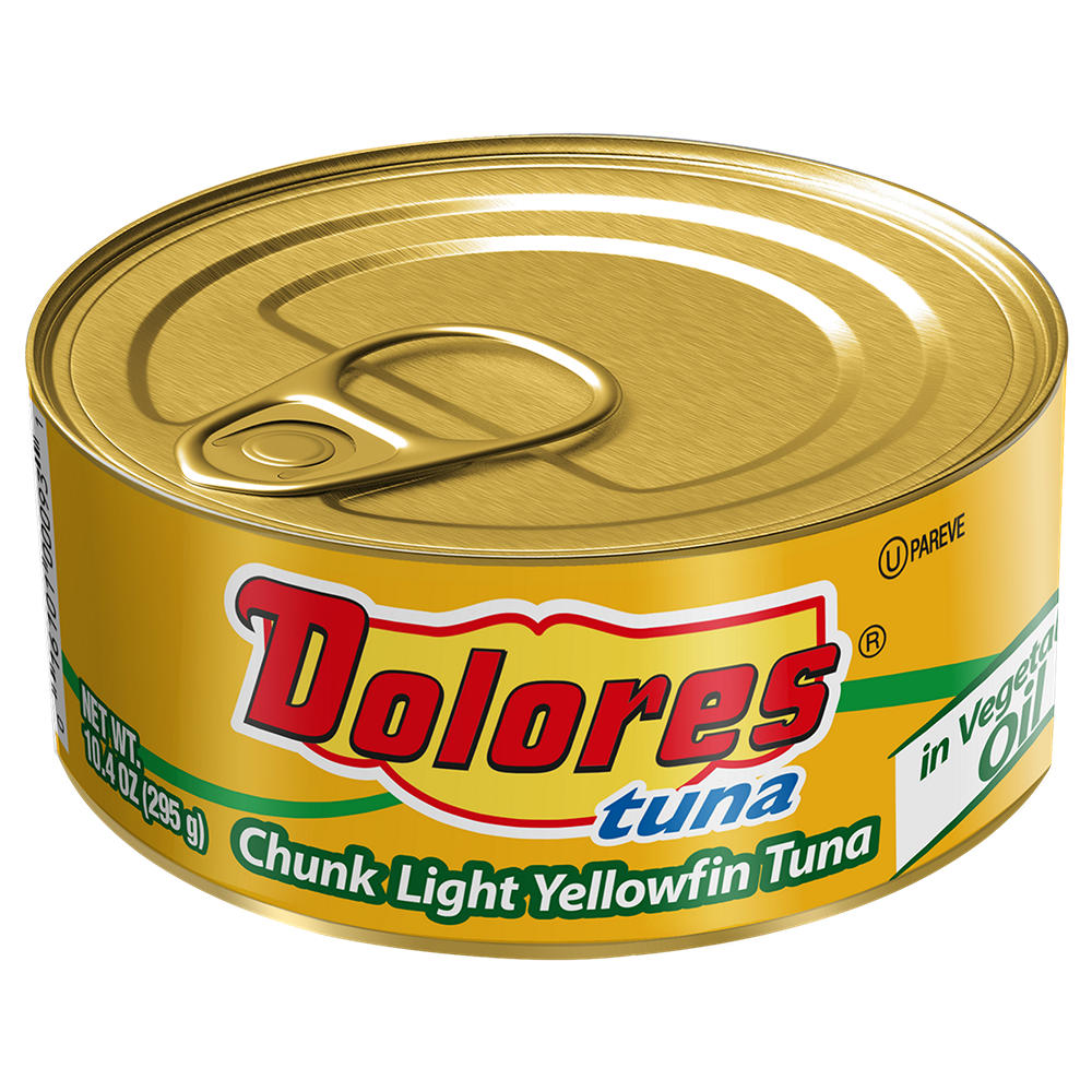 Dolores Chunk Light Yellowfin Tuna in Vegetable Oil, 10.4 oz