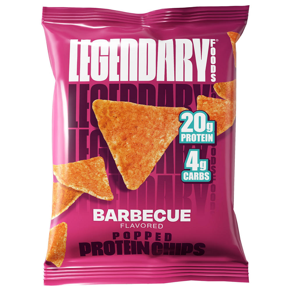 Legendary Foods Barbeque Popped 20g Protein Chips, 1.3 oz