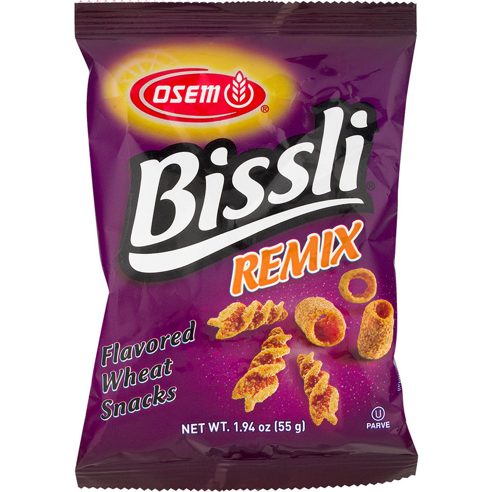 Osem Kosher Bissli Remix Flavored Wheat Snacks, 1.94 oz