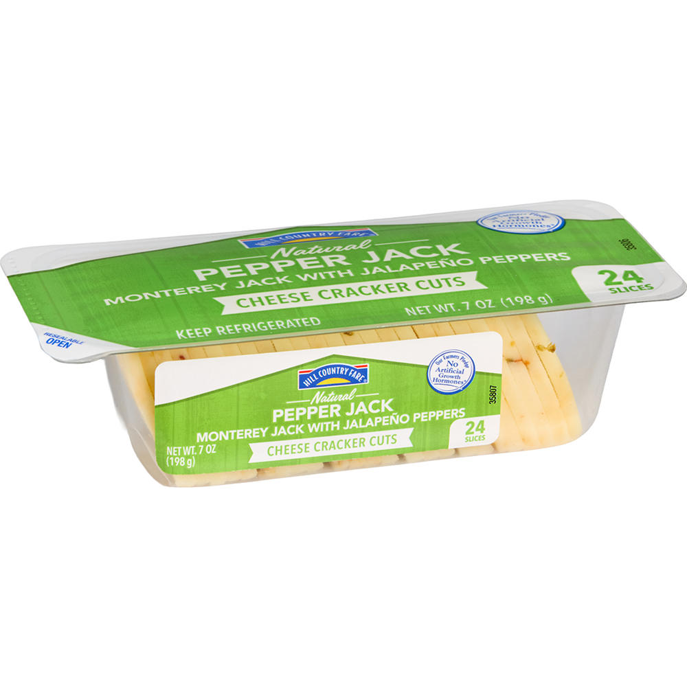 Hill Country Fare Cheese Cracker Cuts - Pepper Jack, 7 oz