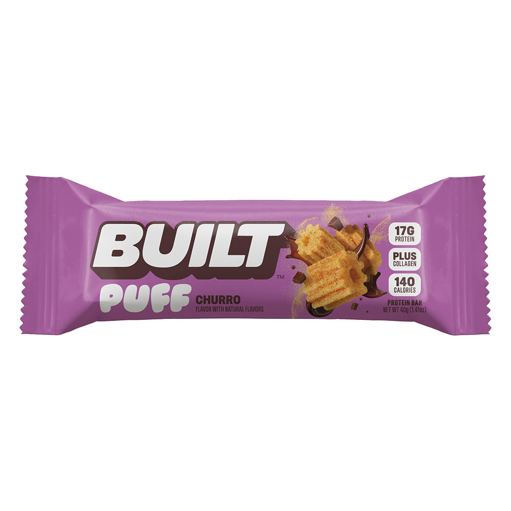 BUILT Built Puff Churro - 17g Protein Bar, 1.41 oz